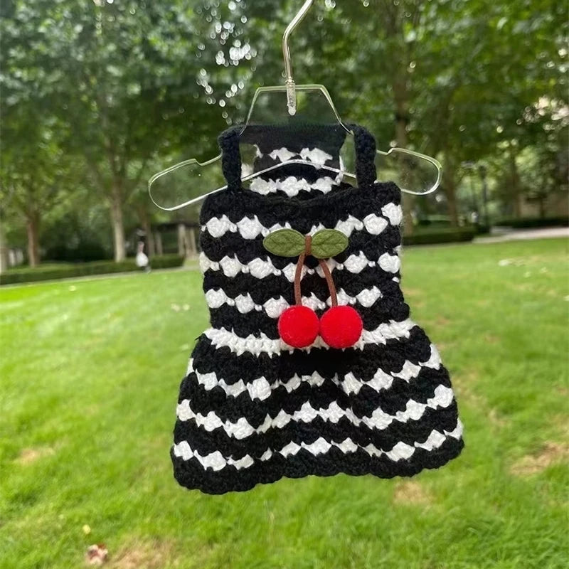 Black and White Cherry Dress