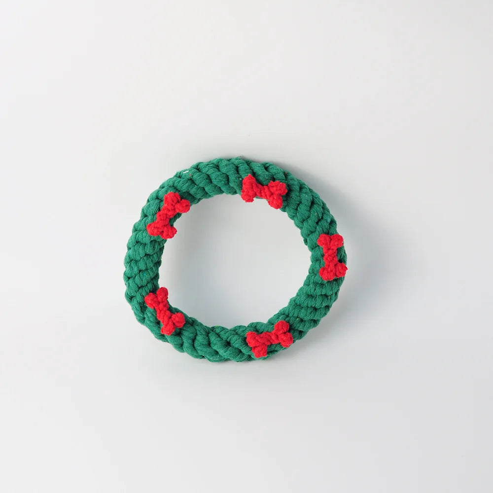 Christmas Anti Rip Fleece Dog Toys