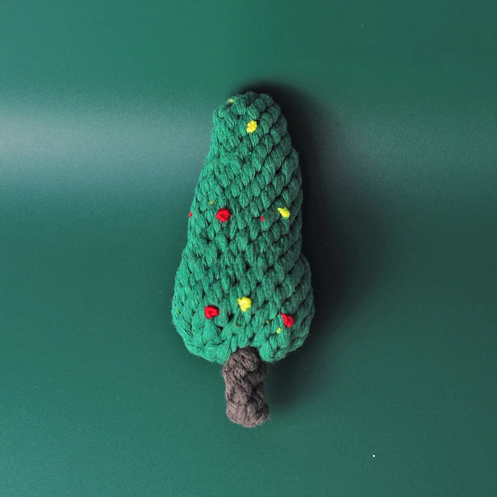 Christmas Anti Rip Fleece Dog Toys