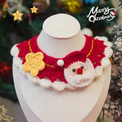 Crocheted Christmas Collar