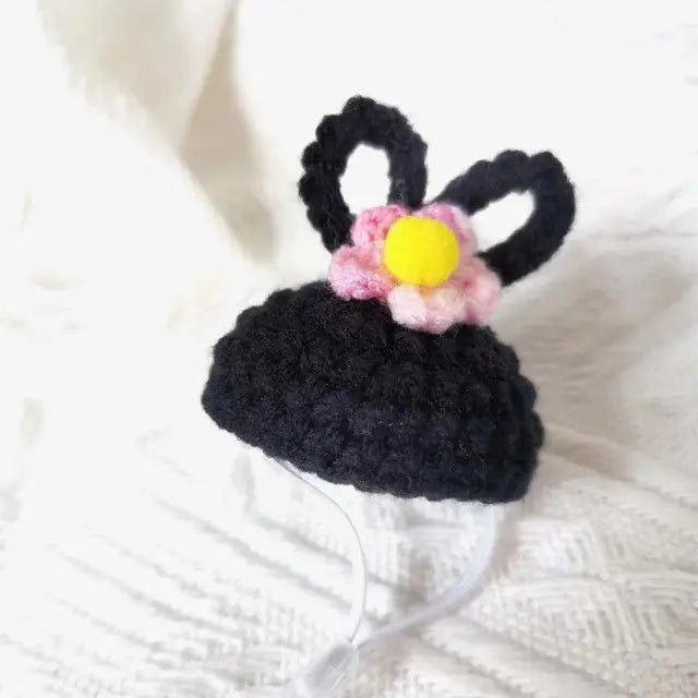 Mini Knitted Hats for Small Pets