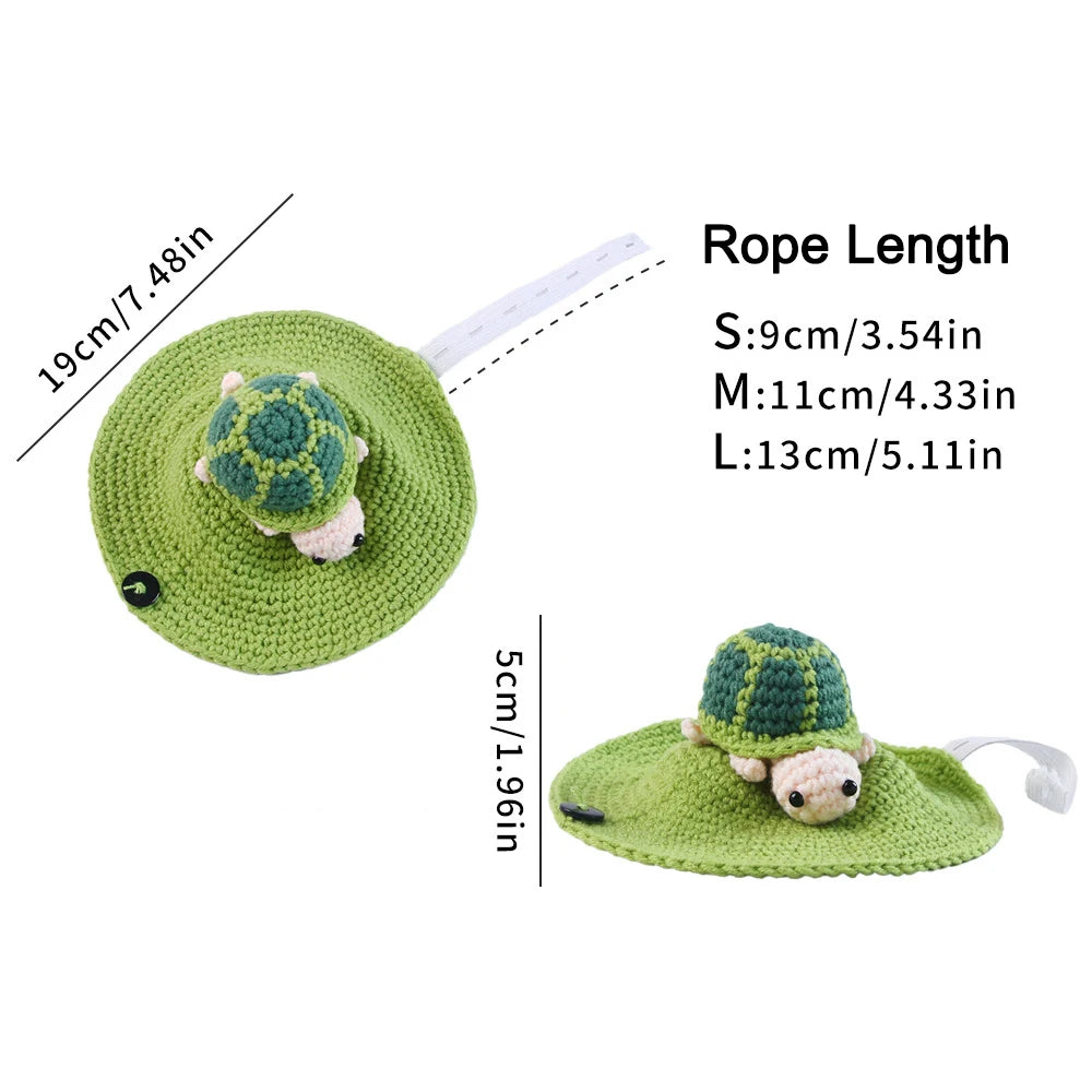 Adjustable Crocheted Turtle and Tortoise Shell Cover