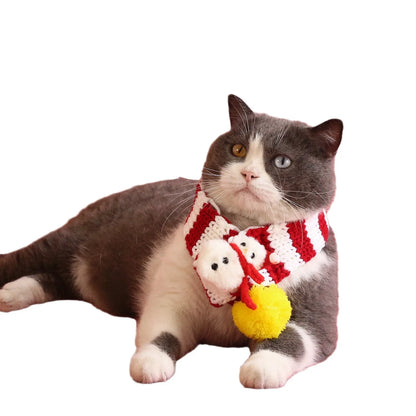 Yarn Christmas Scarf and Hat