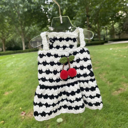 Black and White Cherry Dress