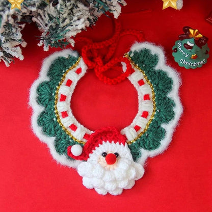 Crocheted Christmas Collar