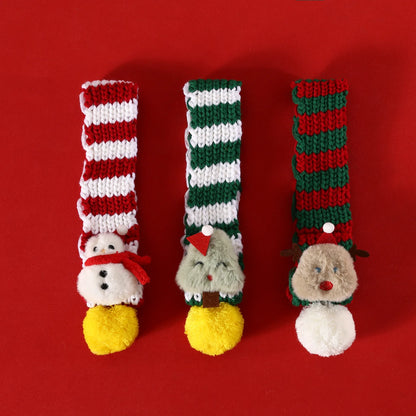 Yarn Christmas Scarf and Hat