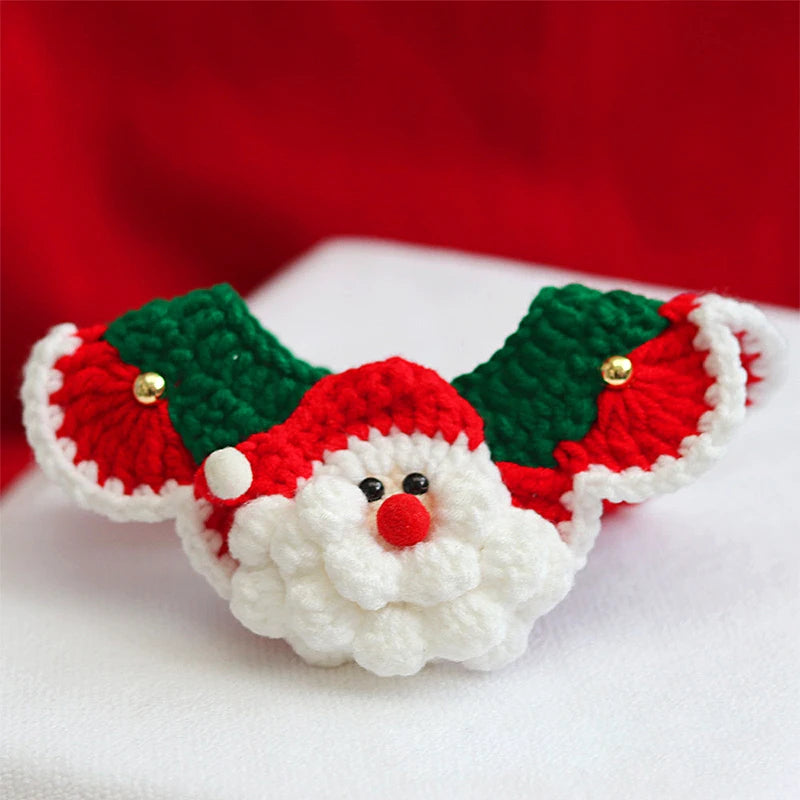 Christmas Wool Yarn Pet Collar