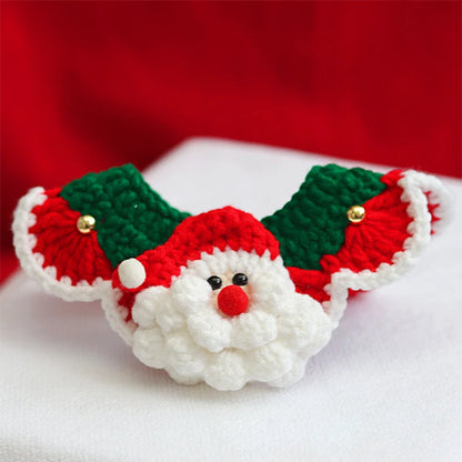 Christmas Wool Yarn Pet Collar