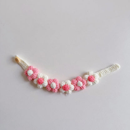 Multi-Colored Flower Collar