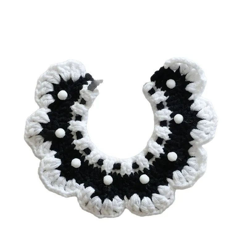 Black and White Pet Collar