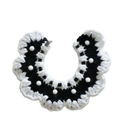 Black and White Pet Collar