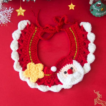 Crocheted Christmas Collar