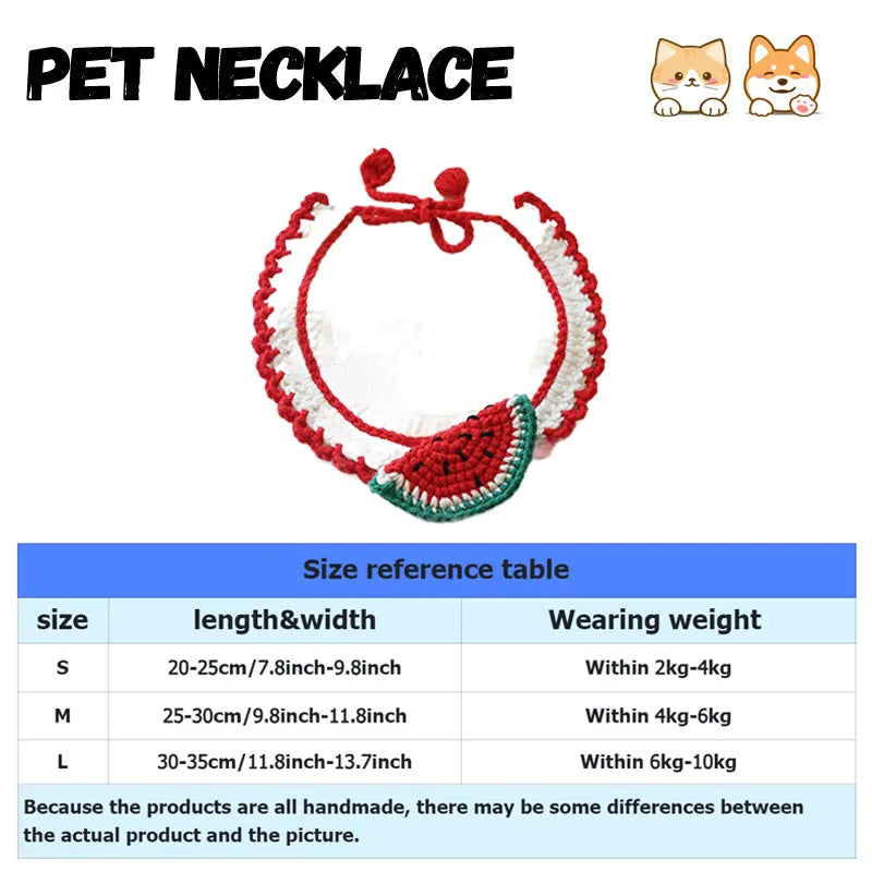 Crocheted Fruit Collar