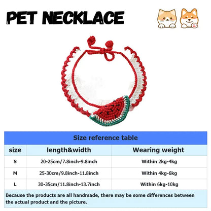 Crocheted Fruit Collar