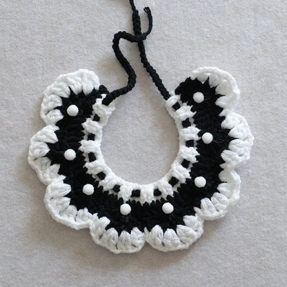 Black and White Pet Collar