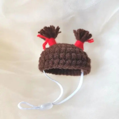 Mini Knitted Hats for Small Pets