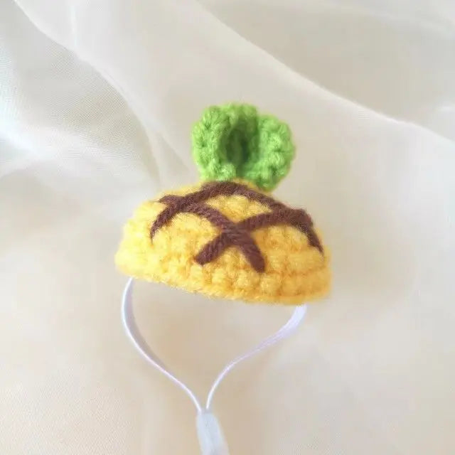 Mini Knitted Hats for Small Pets