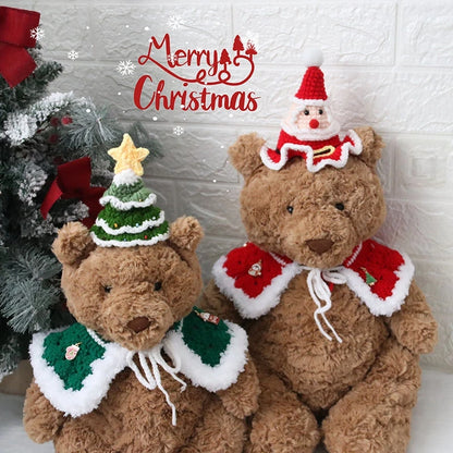 Christmas Cape and Hat for Pets