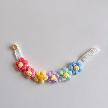 Multi-Colored Flower Collar