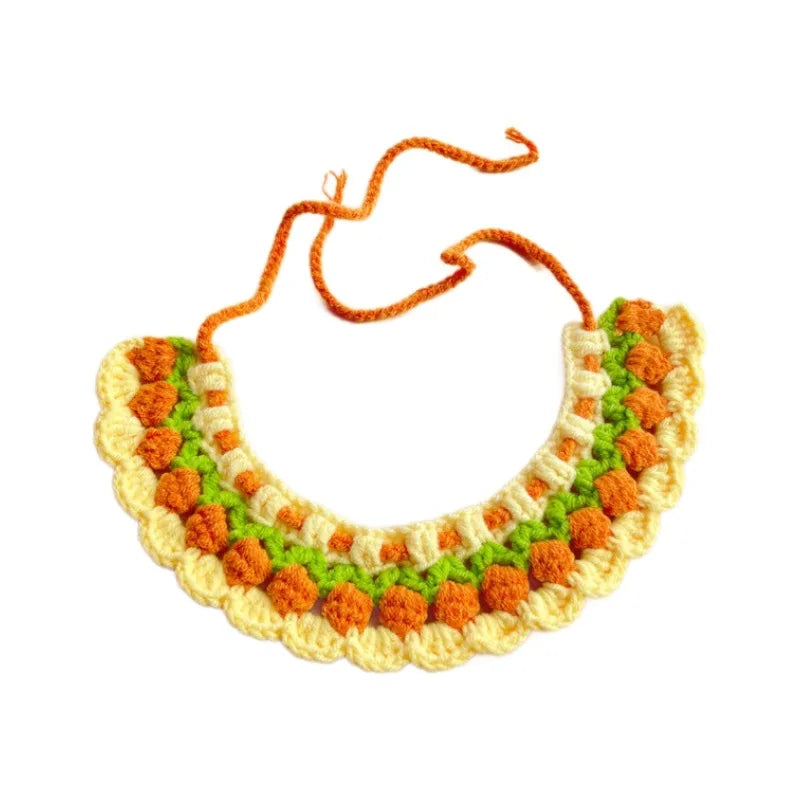 Spring Time Crocheted Collar