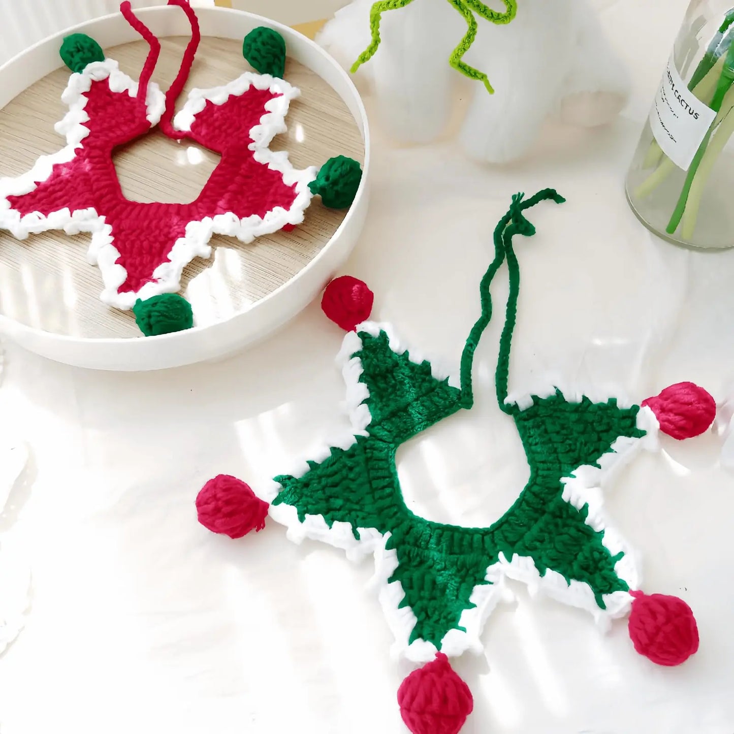 Star Shaped Christmas Collar for Small-Medium Pets