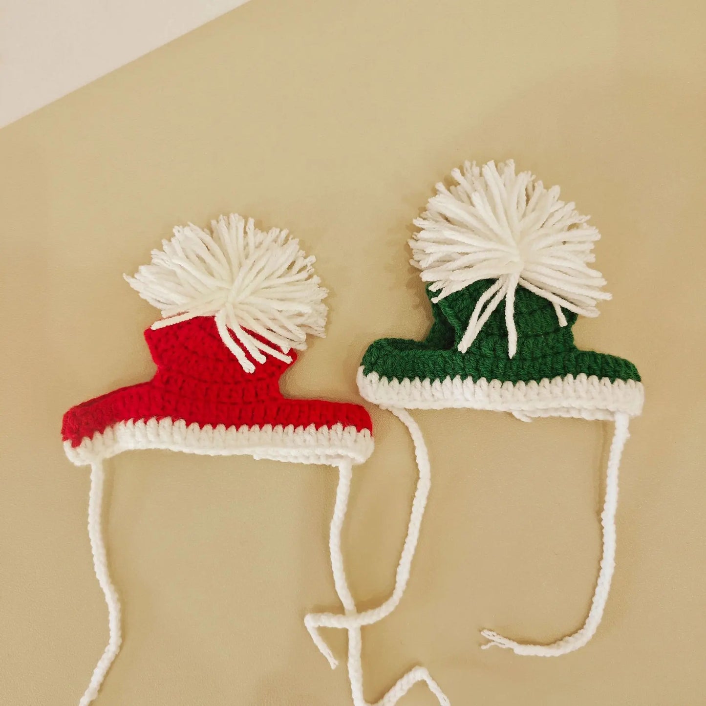 Christmas and New Year Fur Ball Hat