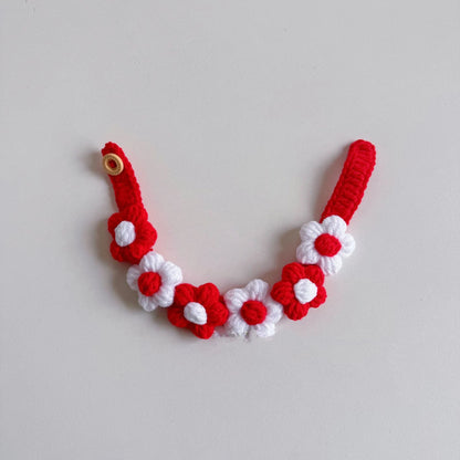 Multi-Colored Flower Collar