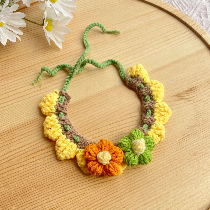 Spring Time Crocheted Collar