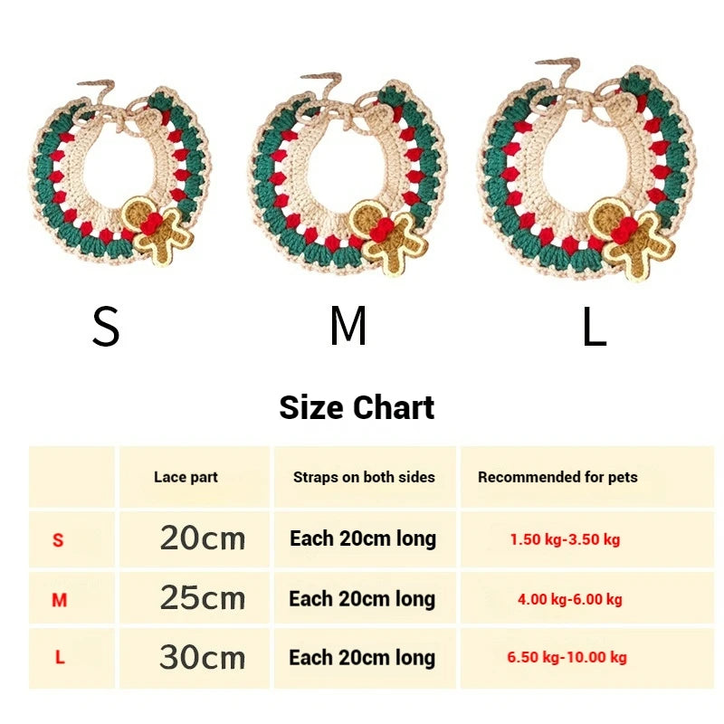 Crocheted Christmas Collar