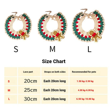 Crocheted Christmas Collar