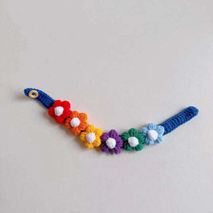 Multi-Colored Flower Collar