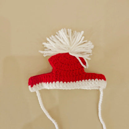 Christmas and New Year Fur Ball Hat