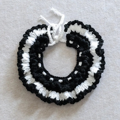 Black and White Pet Collar