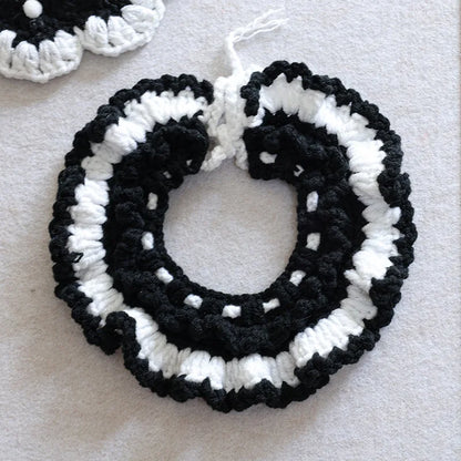 Black and White Pet Collar